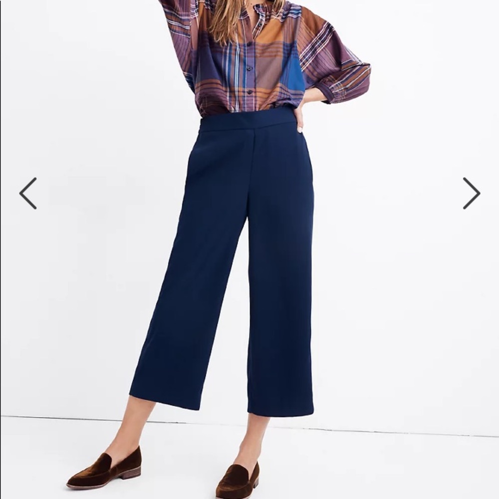 Madewell Huston Pull On Pants navy size L tags on